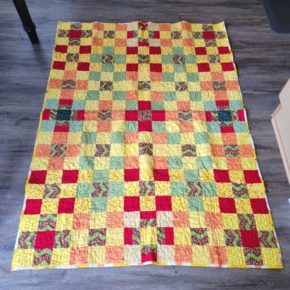 Colorful Patchwork Quilt #3071